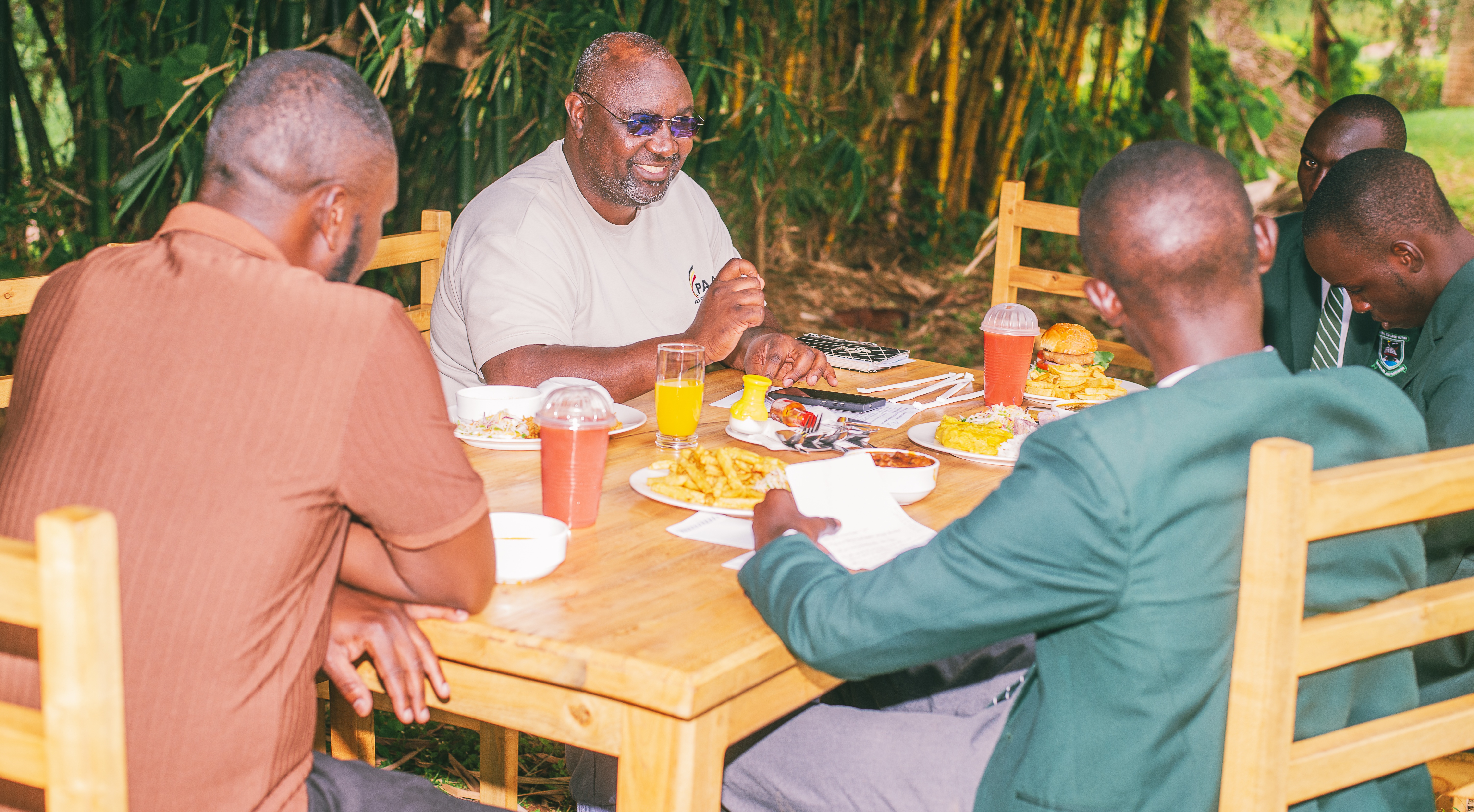 Old students at Kiira College Butiki